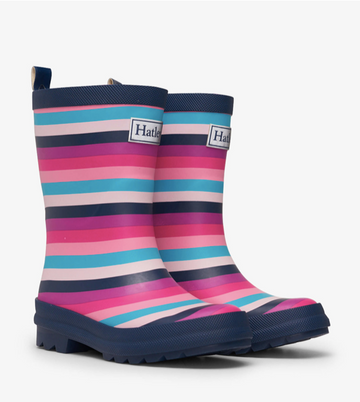 Strippes Matte Rain Boots